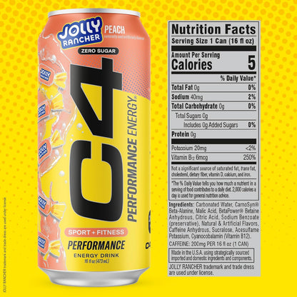 Cellucor C4 Energy Drink | Mixed Flavors | 200mg Caffeine | 16 fl oz (12 bottles)