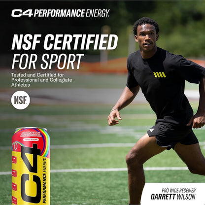 Cellucor C4 Energy Drink | Cosmic Rainbow | Contains 200 mg of caffeine | 16 fl oz (12 bottles)